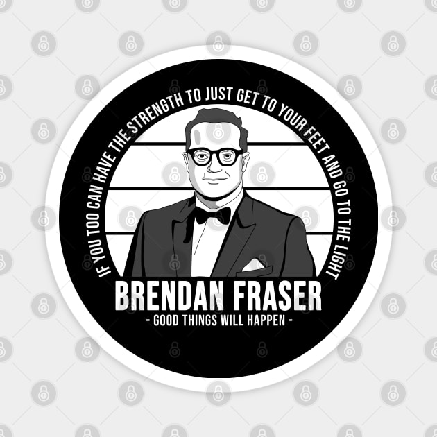 Brendan Fraser Magnet by ActiveNerd